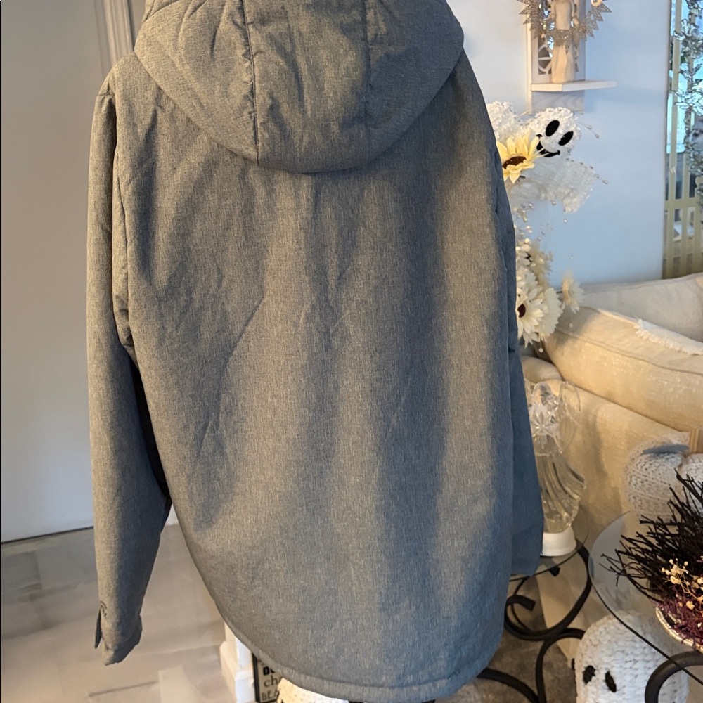 Gray Hooded Jacket - image 6